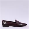 Paul Green Pointed Toe Penny Loafer - Wine Leather